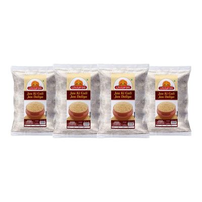 Ghotaram Barley Dalia/Jau Dalia|Healthy Dalia|Barley Arisi|Jau Ka Dalia Guli|Barley Porridge|Barley Porridge|Barley Dalia|Jau Ka Daliya High Protein-Directly from Marwar Farmers-1920g(pac 4x 480g)