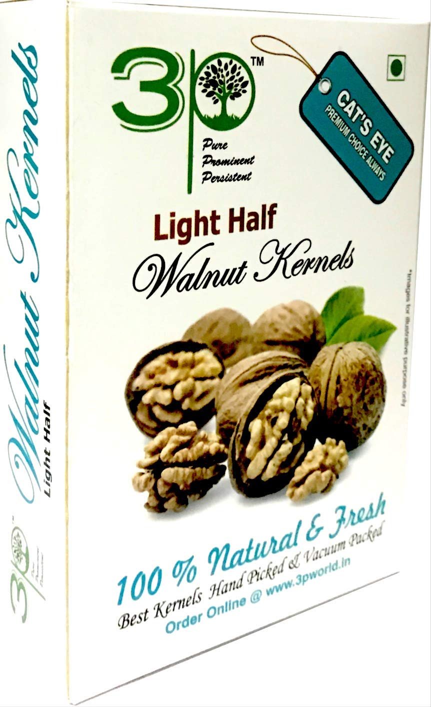 3p Kashmiri Walnut Kernels Without shell 100gm Fresh Premium Organic Value Pack Akhrot giri Walnut Dry Fruit 2PC