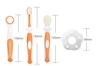 Aplam Chaplam Toothbrush Oral Care 360 Baby Silicone Kids Tooth Cleaner Infant Toothbrush for Cleaning Brush (Orange) view 2