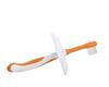 Aplam Chaplam Toothbrush Oral Care 360 Baby Silicone Kids Tooth Cleaner Infant Toothbrush for Cleaning Brush (Orange) view 3