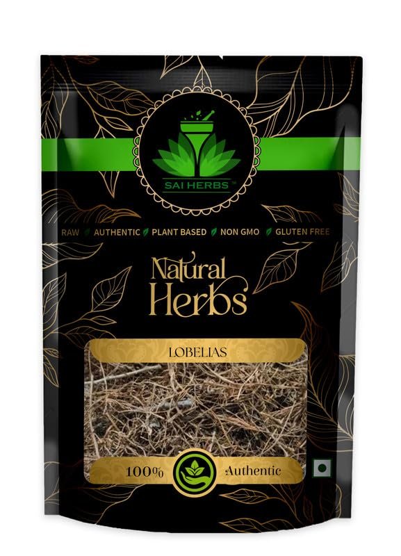 SAI HERBS Lobelia - Lobelia Inflata - Pure & Natural (500 Grams)
