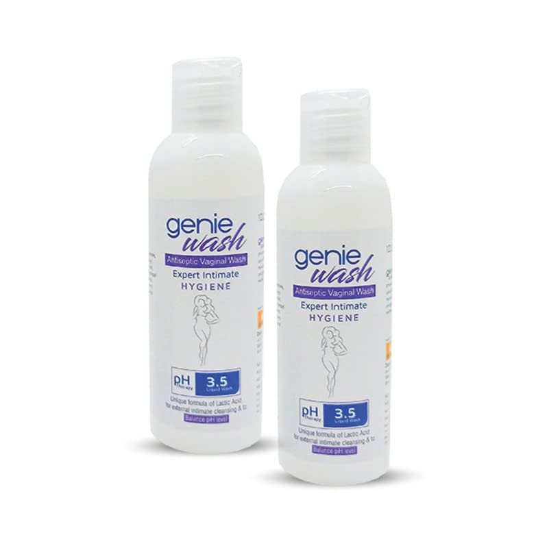 Delwis Genie Wash Intimate Wash for Women - 200ml (Pack of 2)