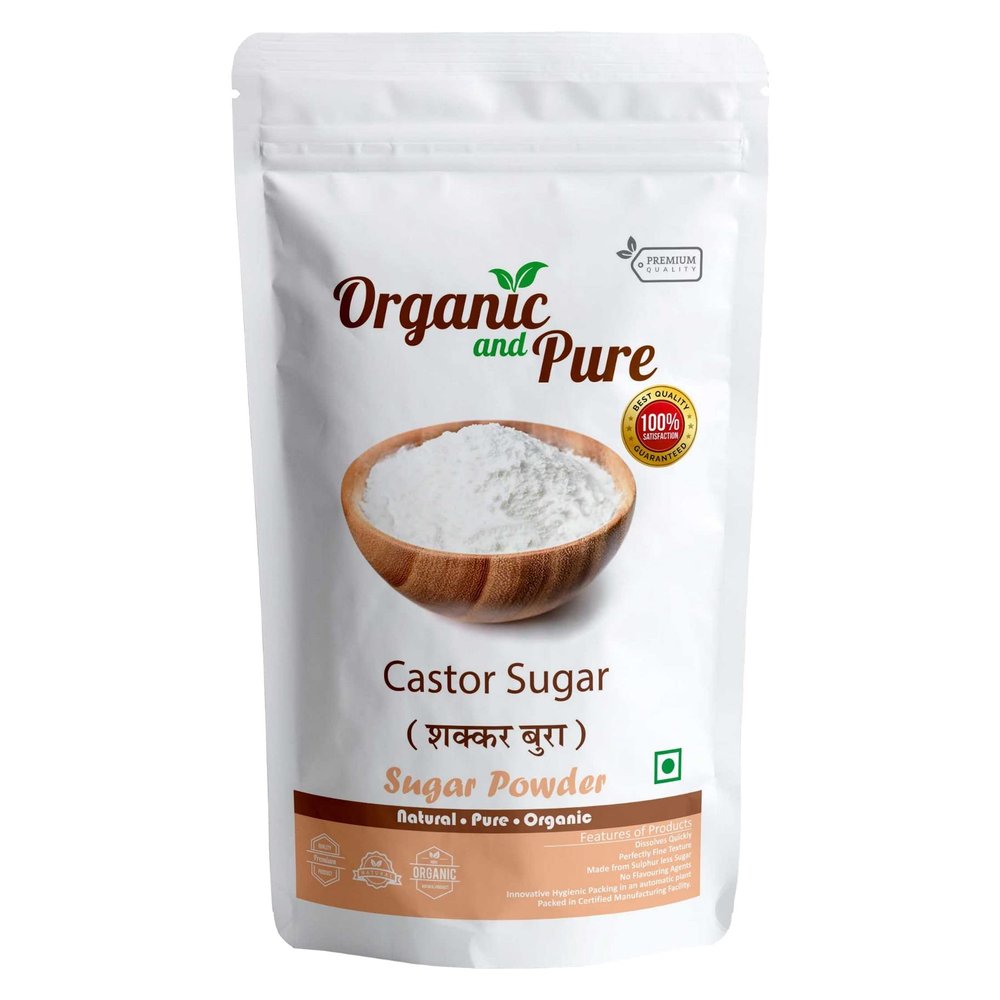 Oragnic and Pure Castor Sugar | Bura Sugar Powder | Desi Shakkar Burada | Chini Ka Bura | Crushed Sugar (for Baking Laddu) 2700g