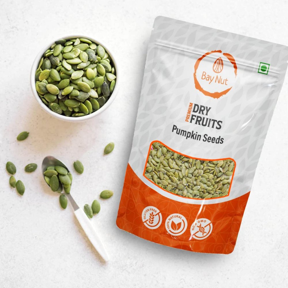 Bay Nut Fiber Rich | Hygienically Packed, 200g | Pumpkin Seeds for eating | Immunity Booster and Fiber Rich (Pack of 1)