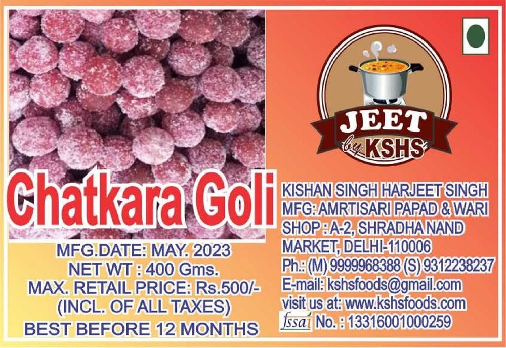 JEET by KSHS Chatkara Goil churan mukhwas Digestive goli Mouth freshener (400 Grams)