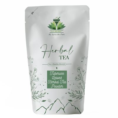 SAI HERBS Tuberose Leaves Herbal Tea Powder - Luxury Tea - Pure & Natural (100 Grams)