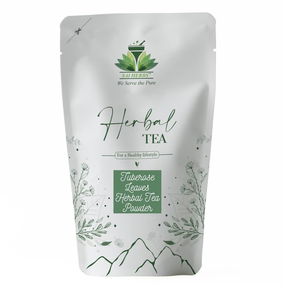 SAI HERBS Tuberose Leaves Herbal Tea Powder - Luxury Tea - Pure & Natural (100 Grams)