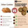 Nutrisnacksbox Dark Chocolate & Granola Cookies | Daily Protein Cruchy Cookies | With Granola & Chocolate Protein Premium Cookies (Pack Of 6) view 3