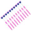 Tongue Scraper, Silicone Maintaining Oral Hygiene Tongue Brush 10 Pcs for Adults (Pink) view 1