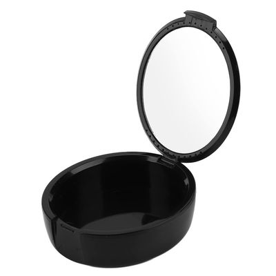 Kufoo Denture Container,Eco Friendly Denture Case Easy To Clean Safe Odorless For Denture(Black)