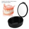 Kufoo Denture Container,Eco Friendly Denture Case Easy To Clean Safe Odorless For Denture(Black) view 2