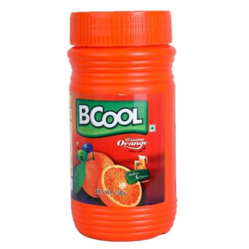 Bcool orange instant drink powder mix healthy energy best natural multi vitamin c soft refreshing 750g