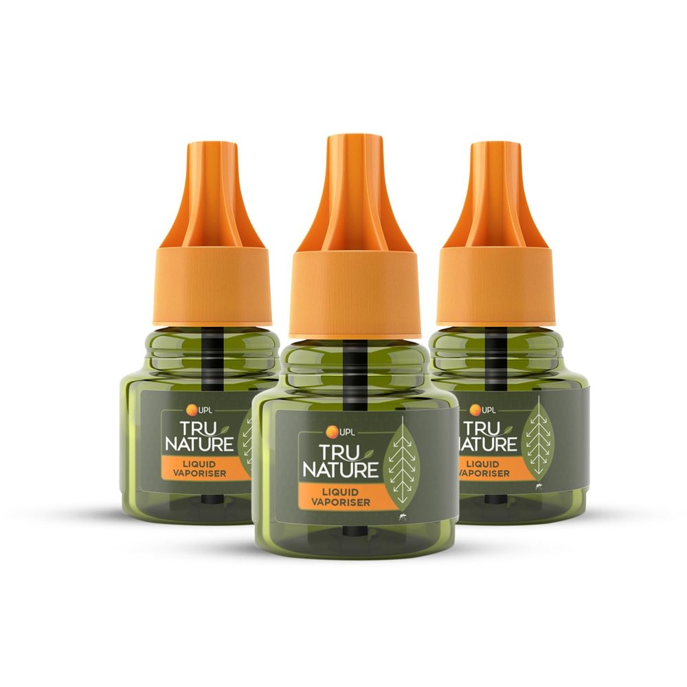Tru Nature Mosquito Repellent Liquid Refill 45 ML  Pack Of 3 | Fit for All Machines | Paediatrician Certified | Effective for 45 Nights | Plant Based | Chemical Free