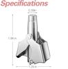 Nose & Ear Hair Trimmer Portable Stainless Steel Nose Hair Remover for Men & Women/Professional Manual Washing Vibrissa Razor Shaver view 3