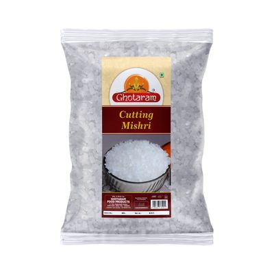 Ghotaram Rajawadi Mishri Dhaga Sugar Cutting Mishri Candy | Pure Diamond Crystal Rock Sugar Cutting | Diamond Misri Kuja Mishri Cutting Kooza Misri Crystals | Mishri Dana Parsad-2980g