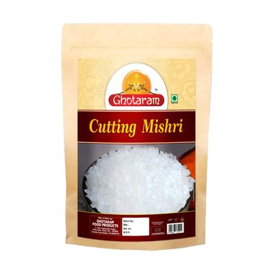 Ghotaram Diamond Rock sugar Crystal Cut | Cutting Mishri purest form of sugar no chemicals | Crystal Sugar Good for Cough & Sore Throat | Sita Khanda Sharkara Cutting Packed With Rich Nutrients-1980g