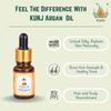 KUNJ Argan Oil (Argania spinosa) 10ML  100% Pure & Natural, Cold Pressed, Undiluted  Premium Therapeutic Grade Carrier Oil for Hair Nourishment, Skin Hydration, Face Care & Anti-Aging view 2