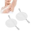 Underarm Sweat Pad, Easy Wear Armpit Sweat Pad Soft for Doing Yoga (White) view 2