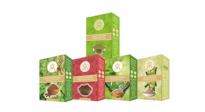 AMAR VEDA BRAHMI POWDER, SHIKAKAI , AMLA , NEEM , HIBISCUS POWDER FOR DRY & FRIZZY HAIR 100g EACH (Combo Pack of 5)
