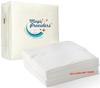 Magic Providers Super Soft Tissue Paper Napkins 3 Ply (33 X 33 cm) Pack of 2 White Tissues (100 Serviettes) | 3PLY Table Napkins | Anniversary/Birthday Party | Event Essential | Feather Touch view 1