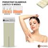 ENORA Roll On Wax Kit, Waxing Kit For Hair Removal With 1 Soft Wax Cartridge And Wax Strips, Professional Wax Heater Machine For Women Sensitive Skin(White Chocolate, 150 G) view 2