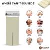 ENORA Roll On Wax Kit, Waxing Kit For Hair Removal With 1 Soft Wax Cartridge And Wax Strips, Professional Wax Heater Machine For Women Sensitive Skin(White Chocolate, 150 G) view 3