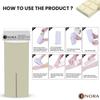 ENORA Roll On Wax Kit, Waxing Kit For Hair Removal With 1 Soft Wax Cartridge And Wax Strips, Professional Wax Heater Machine For Women Sensitive Skin(White Chocolate, 150 G) view 4