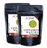 Dophie Matcha Green Tea Powder with Cinnamon 100g [PACK-2] Culinary Grade, Delicate green tea flavour with a hint of Cinnamon, More Antioxidants than regular Green Tea leave view 1