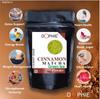 Dophie Matcha Green Tea Powder with Cinnamon 100g [PACK-2] Culinary Grade, Delicate green tea flavour with a hint of Cinnamon, More Antioxidants than regular Green Tea leave view 3