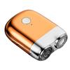 Men Electric Shaver, Electric Trimmer High Efficiency Strong Power USB Charging Waterproof for Travel Use for Men (Orange) view 2
