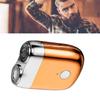 Men Electric Shaver, Electric Trimmer High Efficiency Strong Power USB Charging Waterproof for Travel Use for Men (Orange) view 3