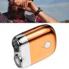 Men Electric Shaver, Electric Trimmer High Efficiency Strong Power USB Charging Waterproof for Travel Use for Men (Orange) view 4