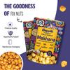 Happilo Premium Super Snack Makhana Chilli Garlic 55g (Pack of 3) | Roasted Foxnuts, Phool Makhana | Healthy Snacks | Low Calorie & Vegan view 3