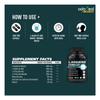 Adorreal Larginine AAKG 120 capsules (Nitric Oxide Booster Supplement - For Energy, Muscle Growth, Heart Health & Strength (Pack of 2) view 3