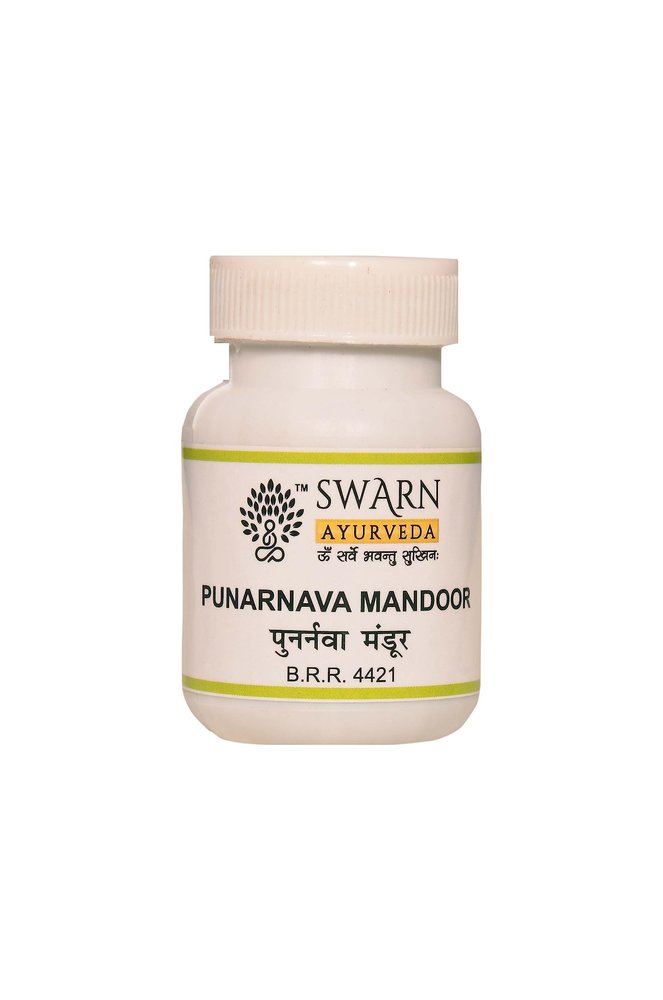 PUNARNAVA MANDOOR TAB 40 ISO AND GMP CERTIFIED