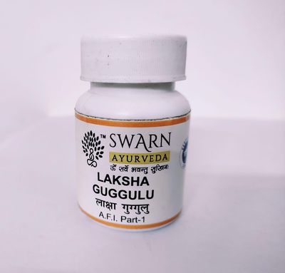 SWARN AYURVEDA LAKSHA GUGGULU 40 TAB ISO AND GMP CERTIFIED