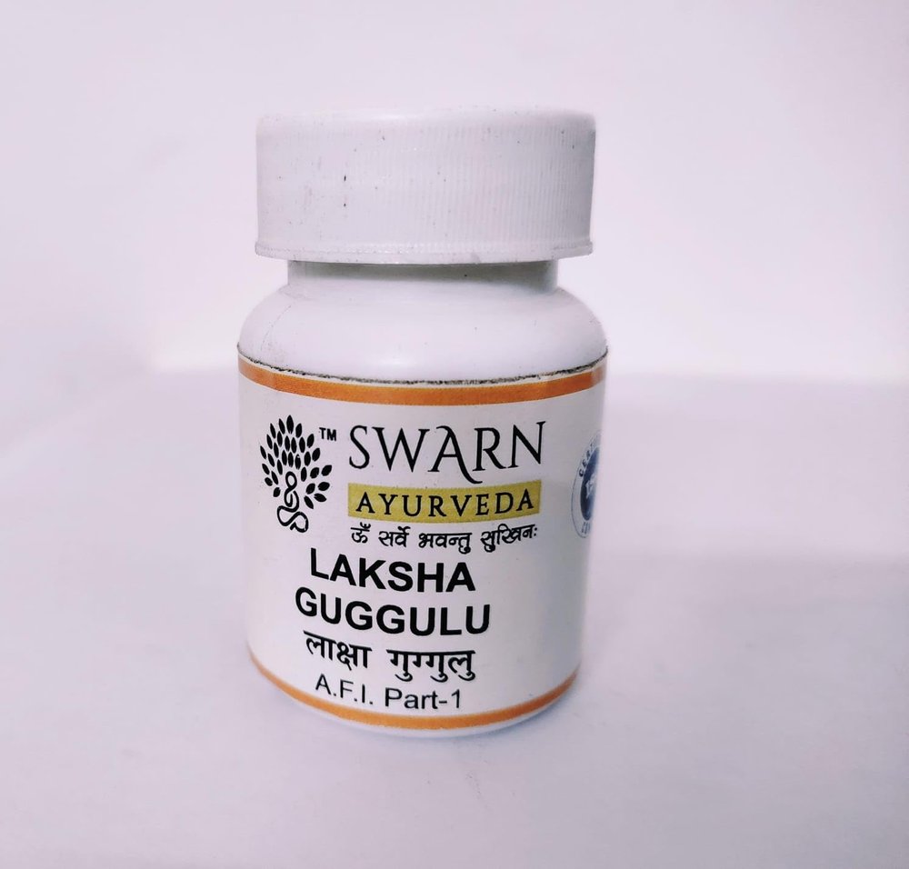 SWARN AYURVEDA LAKSHA GUGGULU 40 TAB ISO AND GMP CERTIFIED