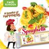 CookGarden Spaghetti Pasta 100% Semolina Durum Wheat, No Maida, High in Protein & Fiber, Cholesterol & Transfat Free - 500g view 4