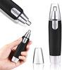 E-COSMOS 3 In 1 Electric Nose Hair Trimmer For Men & Women|Dual-Edge Blades|Painless Nose & Ear Hair Remover Trimmer Eyebrow Clipper, Beard Waterproof, Eco Travel User Friendly Hair Trimmer, Black view 2