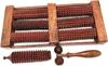 AFIRAA Wooden Foot Massager Double Foot Massager,Face Massager,Hand Roller (Pack of 3) Massager (Brown) view 1