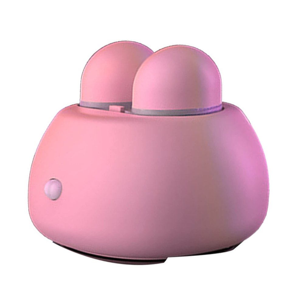 Soft Lens Cleaner Machine, Contact Lens Cleaning Machine Ultrasonic Strong Powerful Cute Vibrations Automatic Protein Removal for Travel (Pink)