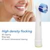 Electric Tooth Brush Head, Portable Powerful Mild Toothbrush Replacement 3D Cleaning 2pcs for Travel (Accurate Cleaning Type) view 4