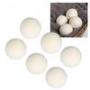 Wool Drying Balls, Reduce Static Electricity 6 Pcs Dehumidify Wool Ball for Clothes Washing (5cm) view 3