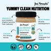 Jus' Amazin Crunchy Almond Butter - Unsweetened (325 Gram)| 25.5% Protein | Plant-Based Nutrition | 100% Almonds | Zero Additives | Dairy Free | 100% Natural view 4
