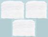 KSI Disposal Biodegradable Eco Friendly Tissue Paper Napkins 1 Ply For Multipurpose Plain - Pack of 3 (100 Pulls Per Packet, 300 Sheets) view 2