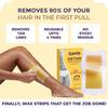 Sanfe Detan Wax Strips Pack of 20 | For Legs, Arms, Bikini Line | Easy Cold Gel Formula, Orange Peel Extract, Glycerine, Vitamin C | For Waxing & Detanning | No Heating Required | Experience Long-Lasting Results | Salon Like Results | For Indian Skin view 2