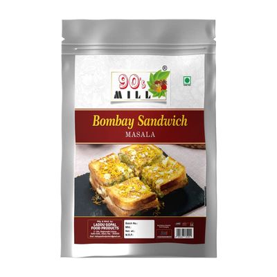 90's MILL Mumbai Mazagaon Sandwich Masala Hand-Made Delicious Sandwich Masala|Aromatic Masala For Mouthwatering Sandwiches|Crunchy Street food Sandwich Masala-980Gx1Pk