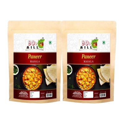 90's MILL Classic Kadai Shahi Paneer Masala/Punjabi Style Shahi Kadai Paneer Masala/The Secret to Mouthwatering Shahi Kadai Paneer|Authentic Paneer Masala Natural And Fresh-240Gx2Pk