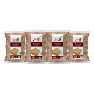 90's MILL Alphonso Dry Mango Powder||Amchur Powder/Dry Mangoes Powder/Amchoor Powder|Aamchur Powder/Maanga Thool/Maanga Podi Rich In Antioxidants,Vitamins A, C, D, B6-80Gx4Pk