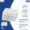 CIR Premium Underpads, Large (90x60cm) I 10 hrs Absorption Protection I 10 Units I Waterproof I Protects Surfaces from Incontinence I Super Soft Polymer x Pack of 4 view 4
